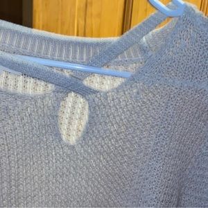 cute knit shirt with design on back